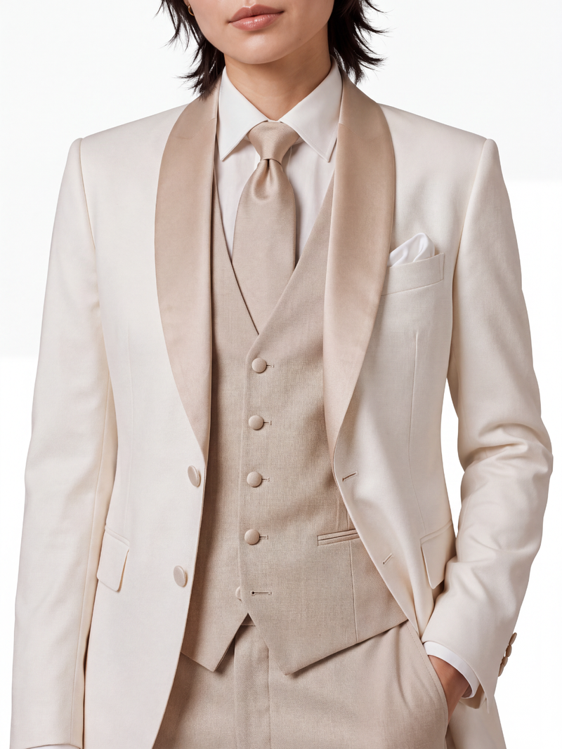 The Riviera Ivory Tuxedo — Womens