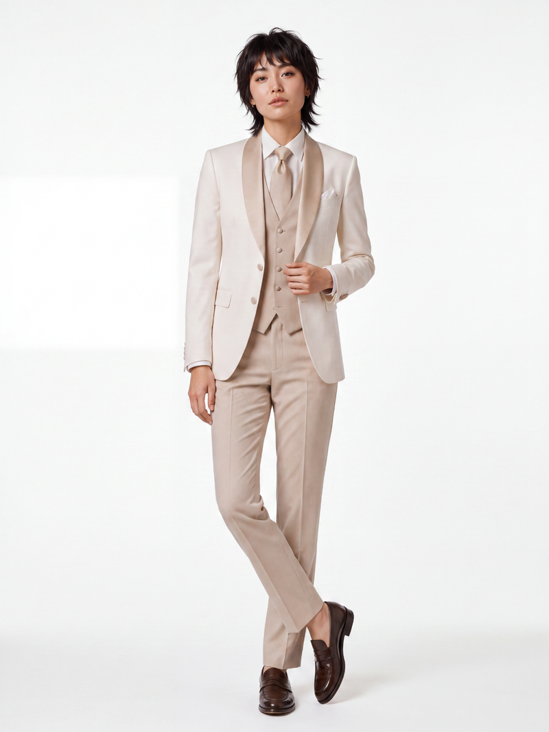 The Riviera Ivory Tuxedo — Womens