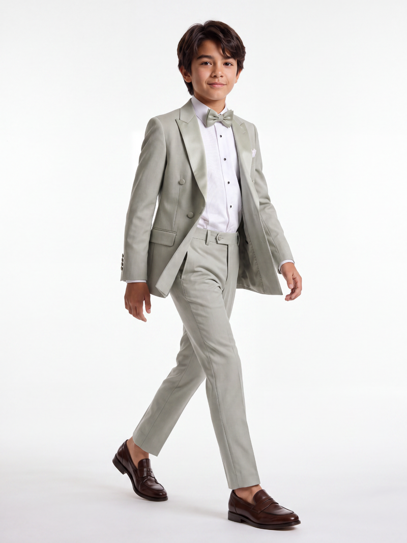 The Sage Sovereign Double Breasted Suit — Little Gentleman/Ladies