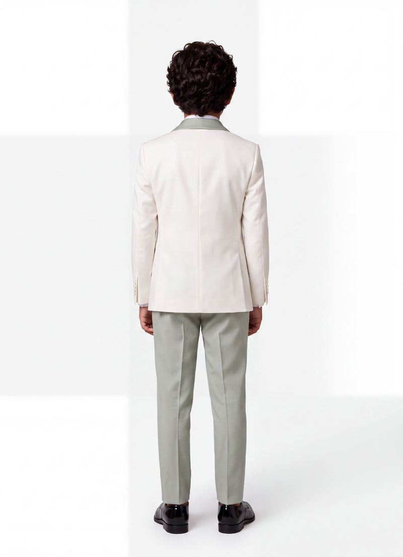 The Sage Wood Ivory Tuxedo — Little Gentleman/Ladies