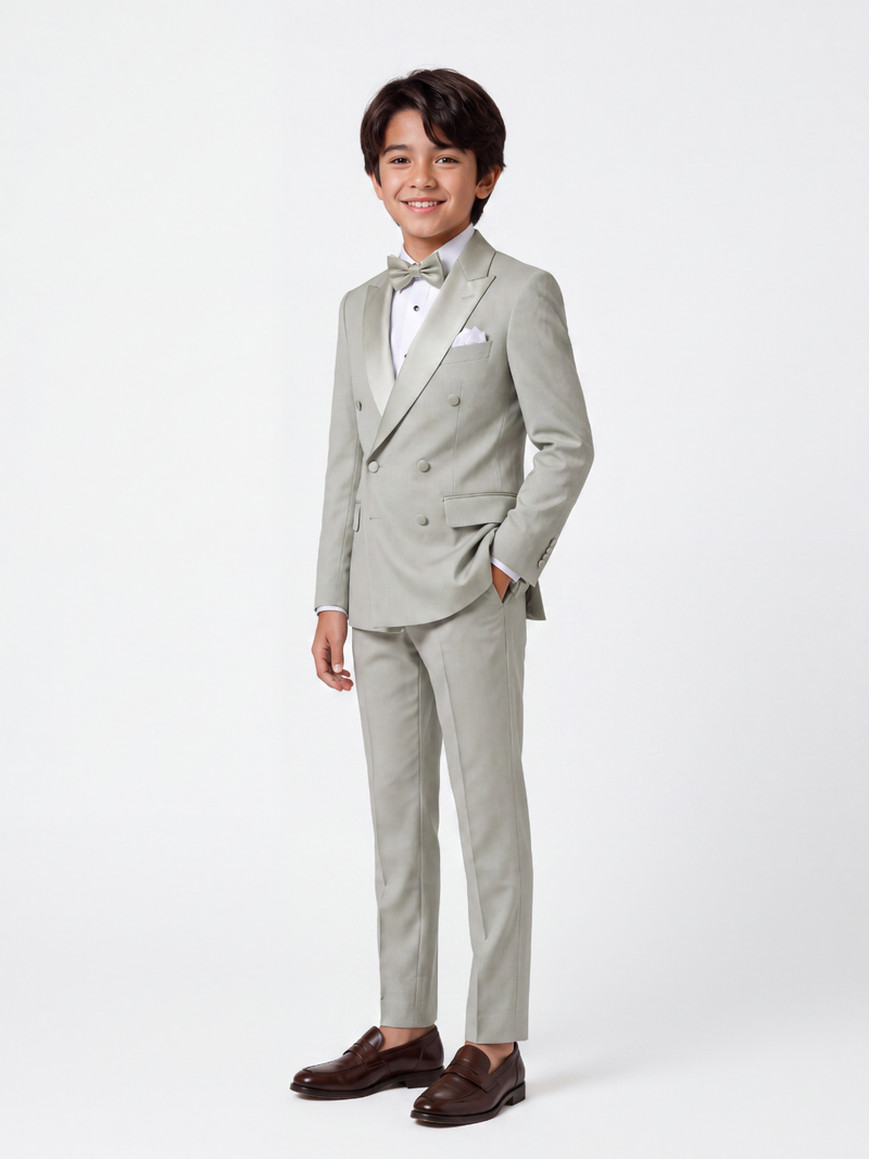 The Sage Sovereign Double Breasted Suit — Little Gentleman/Ladies