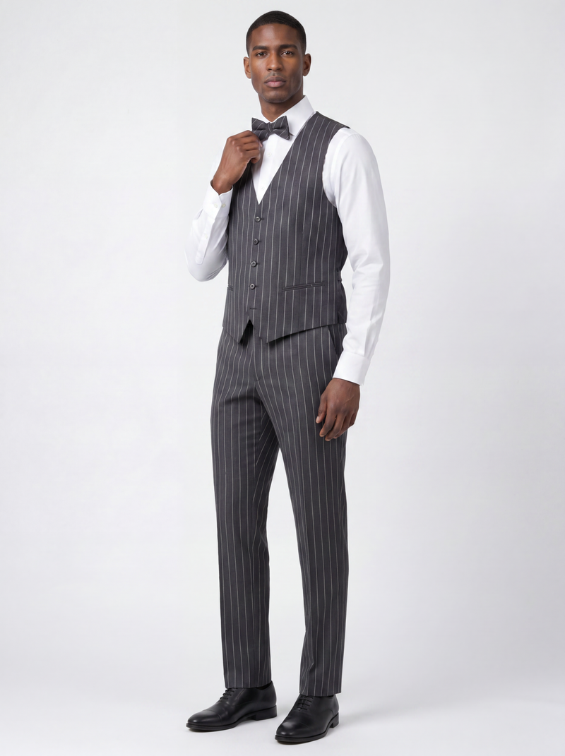 The Regent Pinstripe Vest