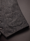 The Charcoal Herringbone Waistcoat