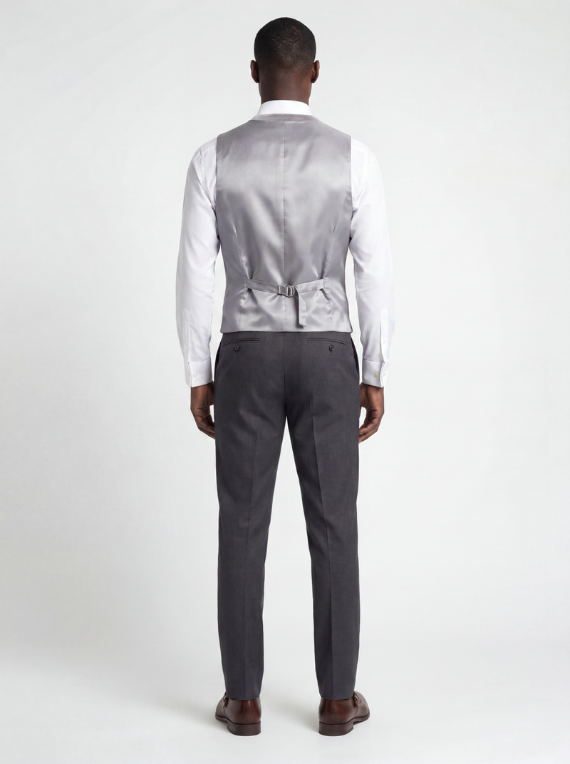 The Argent Velvet Vest