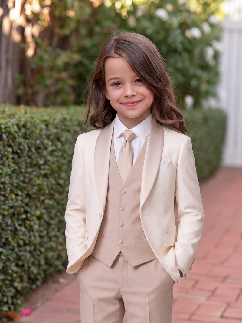 The Riviera Ivory Tuxedo — Little Gentleman/Ladies