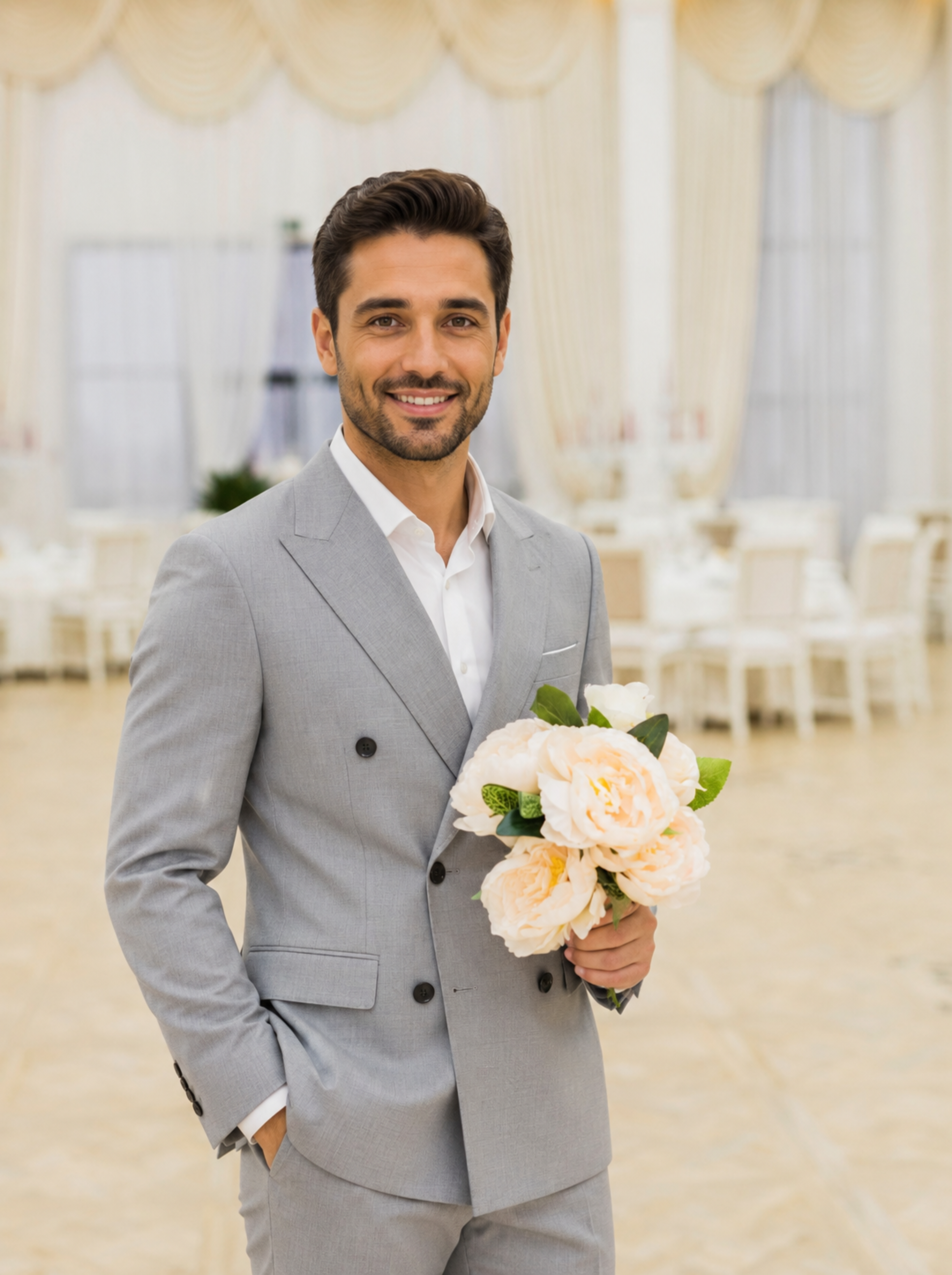 The Ashford Taupe Suit