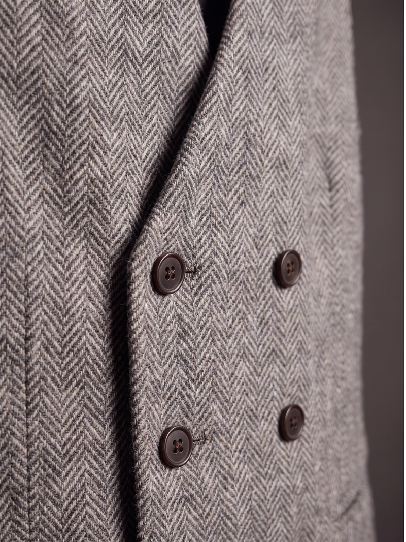 The Silver Herringbone Waistcoat