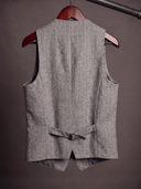 The Silver Herringbone Waistcoat