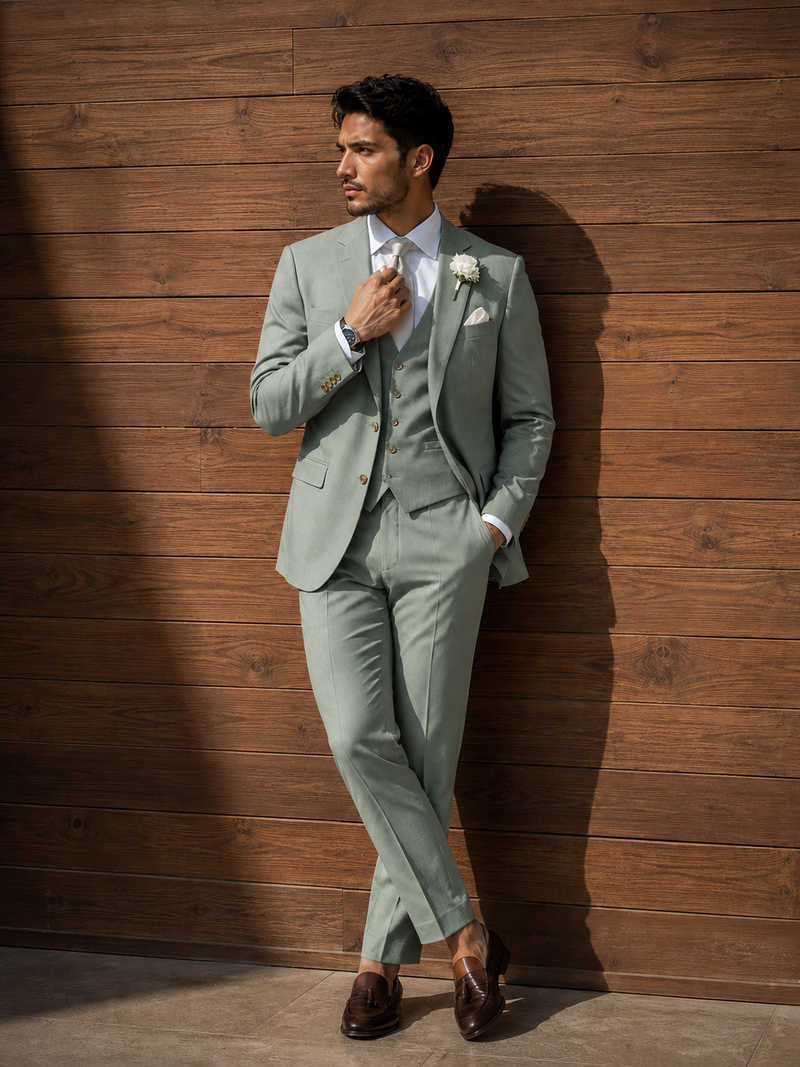 The Sagewood Wedding Suit