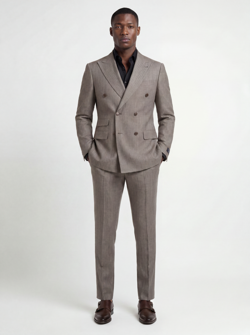 The Ashford Taupe Suit