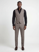 The Savile Taupe Vest