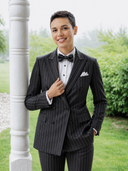 The Midnight Regent Pinstripe Suit — Women's