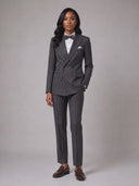 The Midnight Regent Pinstripe Suit — Women's